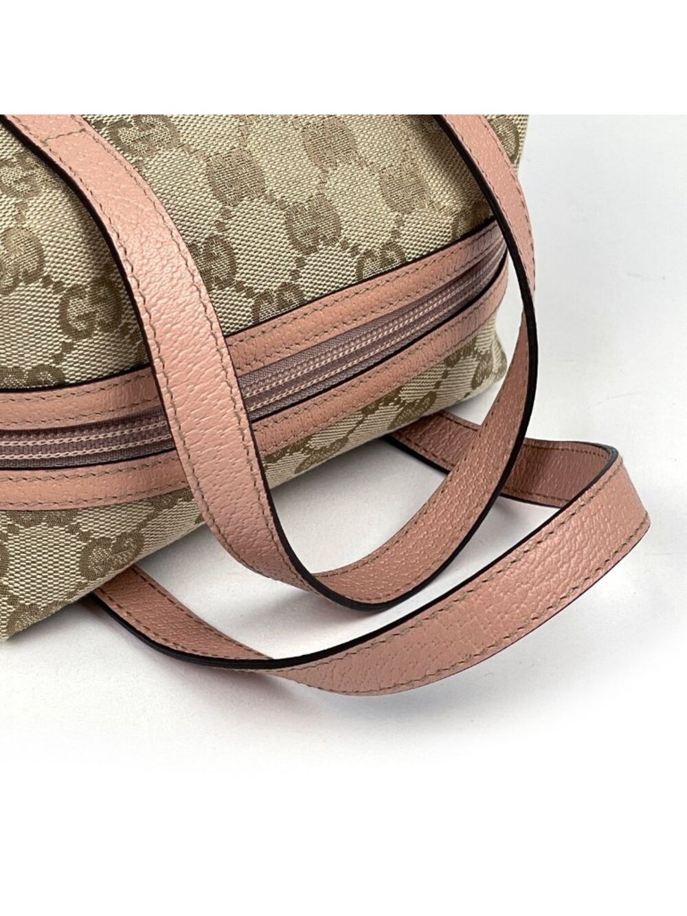 Gucci Handbag GG Pattern Canvas Beige Pink - Picture 5 of 6